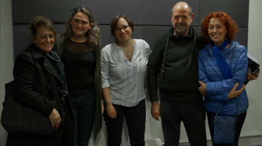Ana María araújo y Edna Castro en Uni Radio