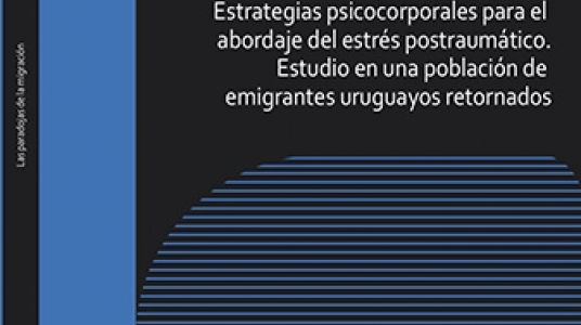 tapa del libro "Las Paradojas de la Migración" (CSIC, UdelaR, Biblioteca Plural), el Prof. Adj Luis Gonçalvez Boggio.