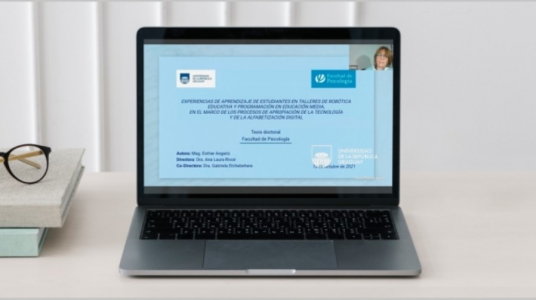 Esther Angeriz Pampin, doctora en Psicología por la Facultad de Psicología de la Universidad de la República