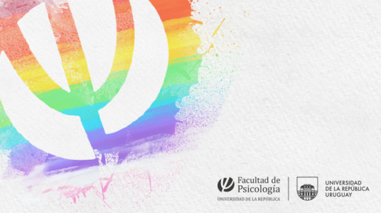 Logo de Facultad intervenido con los colores de la diversidad