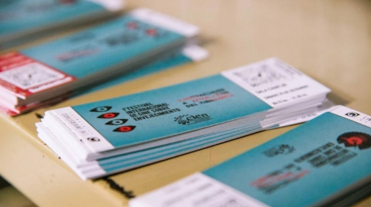 fotografía de entradas al Festival de Cine