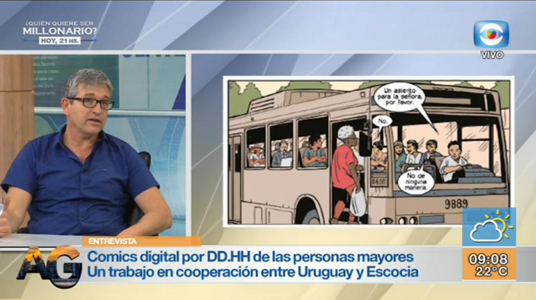 Cómic busca generar conciencia sobre los derechos humanos de personas mayores