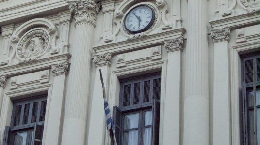 Fachada de la Universidad de la República
