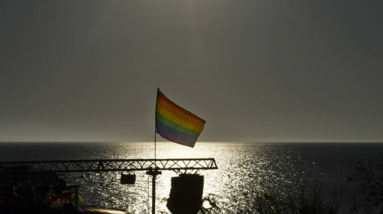 Quinta marcha de la Diversidad organizada por el colectivo Colonia Diversa (archivo, setiembre de 2021). Foto: Ignacio Dotti