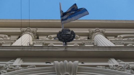 Fachada de la Universidad de la República