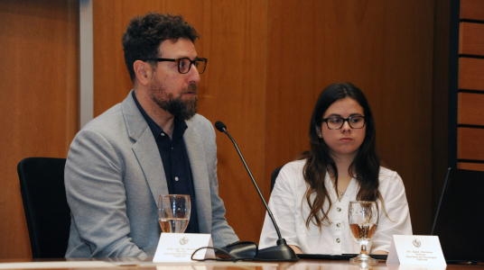 Nicolás Brunet y Giuliana Tórtora