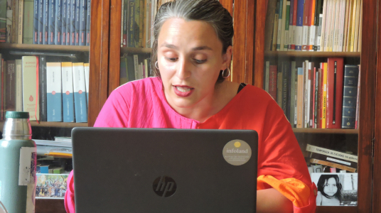María Estefanía Pagano, doctora en Literatura y Psicoanálisis por la Universidad Federal de Santa Catarina