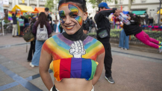   Marcha de la Diversidad, Plaza del Entrevero (archivo, setiembre de 2022).  Foto: Alessandro Maradei