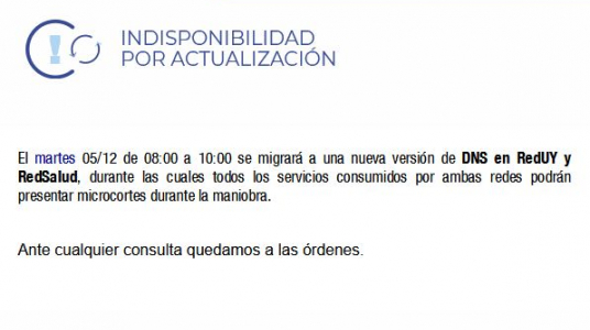 imagen de difusión del Comunicado de AGESIC