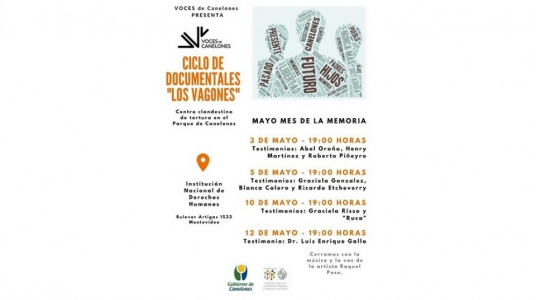 "Voces de Canelones presenta el ciclo de documentales Los Vagones en la INNDHH"