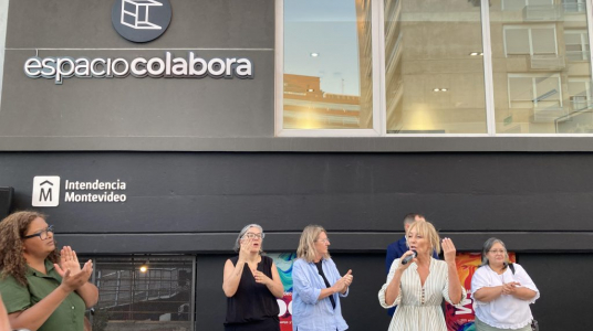 Inauguración Espacio Colabora. Foto: Richard Paiva-UCUR.