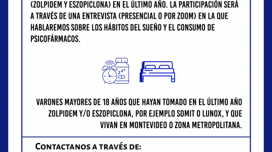 Psicología busca varones voluntarios para investigación sobre el uso de medicamentos para dificultades del sueño