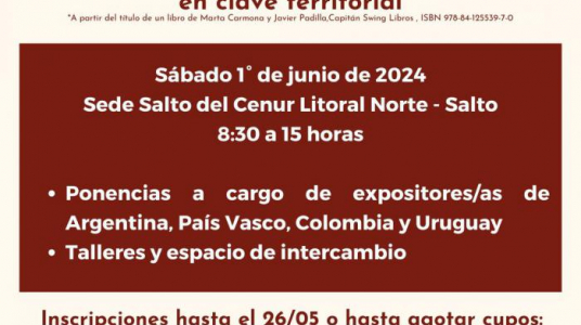 afiche de difusión de la actividad