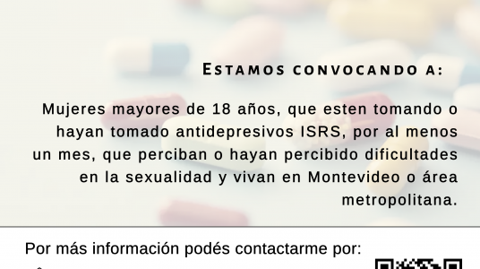 Voluntarias para estudio sobre antidepresivos y sexualidad