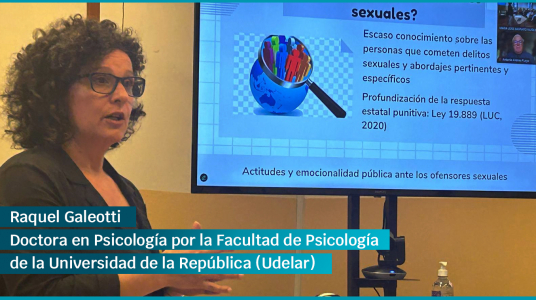 Raquel Galeotti se recibió como doctora en Psicología por la Facultad de Psicología de la Universidad de la República