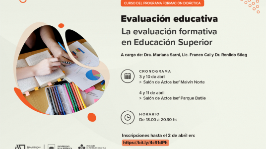Evaluación educativa. La evaluación formativa en Educación Superior
