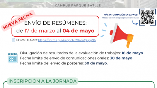 Convocatoria a presentación de trabajos: Segunda Jornada de Epidemiología y Salud Pública en Uruguay