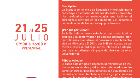 afiche de difusión del curso