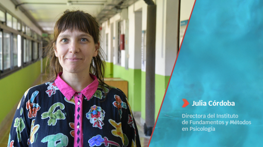 Julia Córdoba directora del Instituto de Fundamentos y Métodos en Psicología