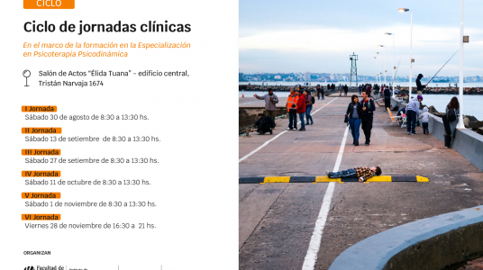 afiche de difusión del Ciclo de Jornadas Clínicas