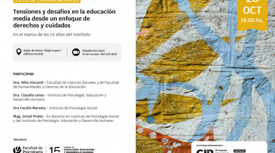 afiche de difusión de la actividad