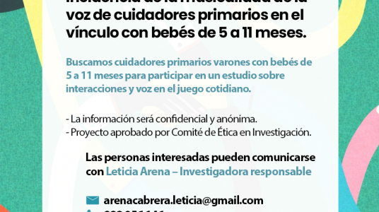 afiche de difusión de la convocatoria