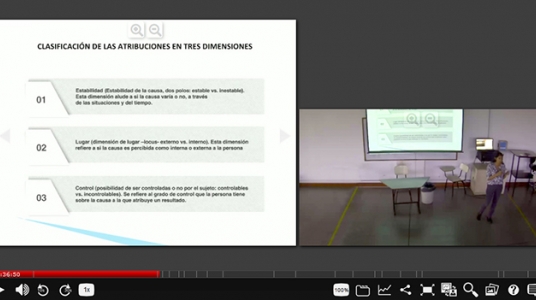 Grabación de clases en los salones A y B