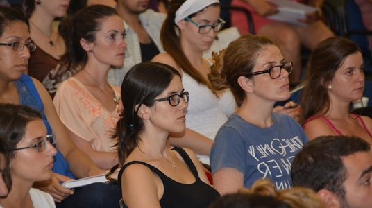 Fotografía con estudiantes de la Escuela de Verano 2015