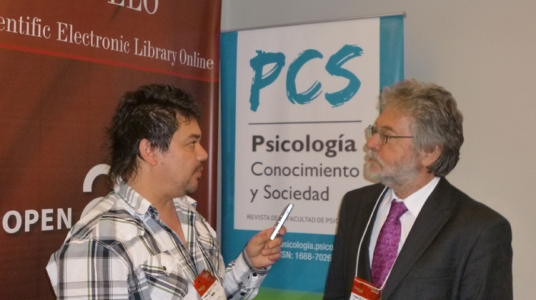 Fotografía durante la entrevista