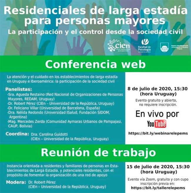 Residenciales de larga estadía para personas mayores