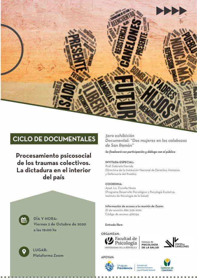 Procesamiento psicosocial de los traumas colectivos. La dictadura en el interior del país