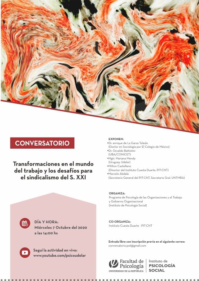  Transformaciones en el mundo del trabajo y los desafíos para el sindicalismo del Siglo XXI