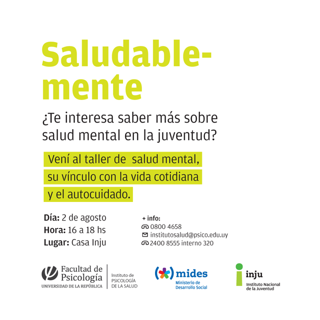 Afiche de la actividad