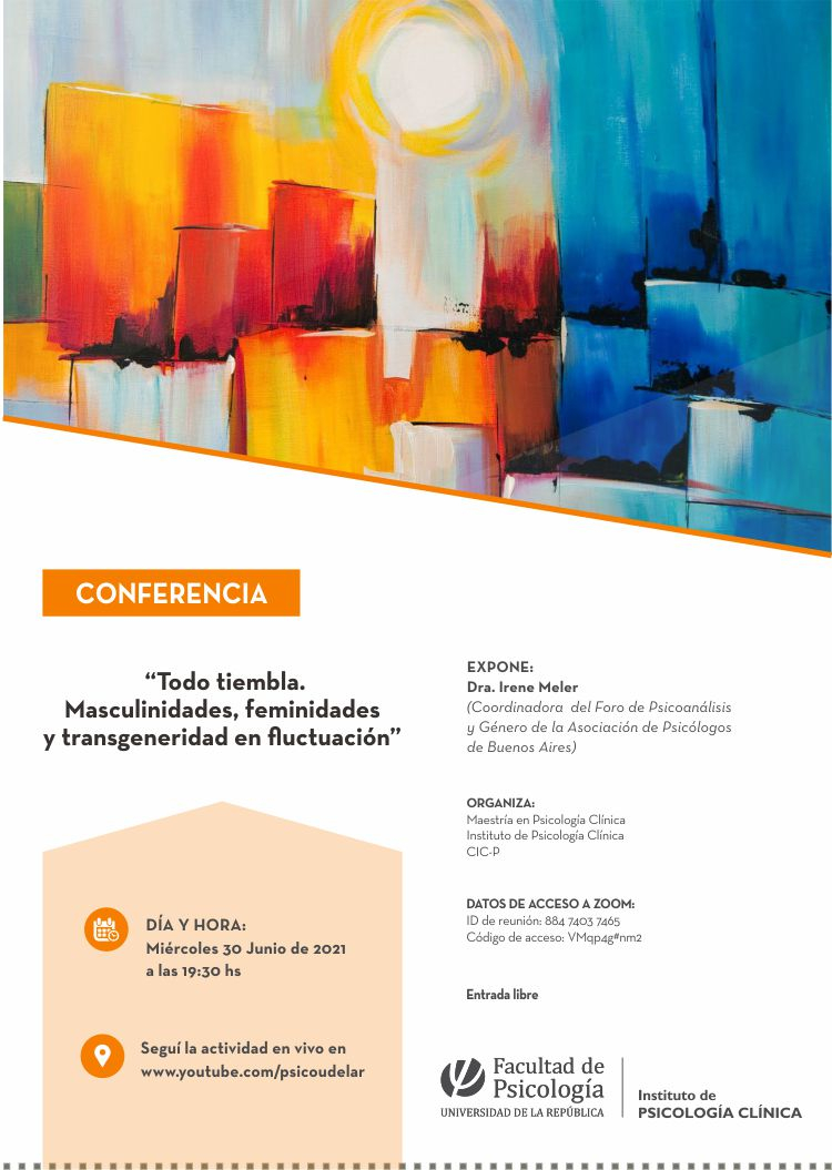 “Todo tiembla. Masculinidades, feminidades y transgeneridad en fluctuación”