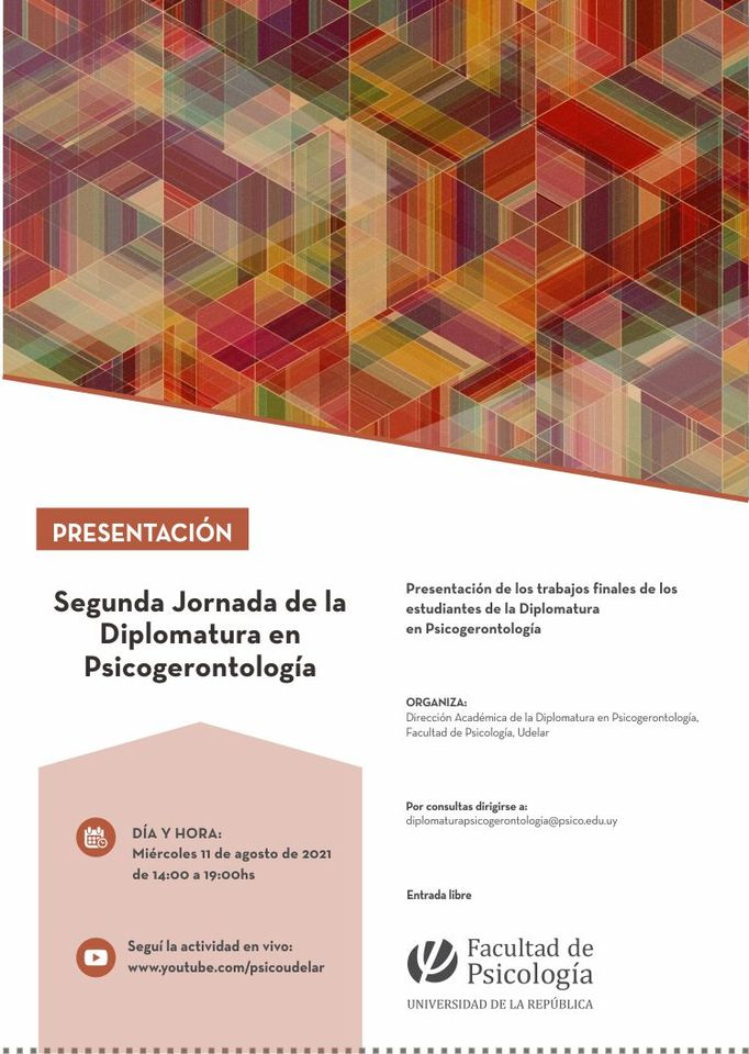 Segunda Jornada de la Diplomatura en Psicogerontología