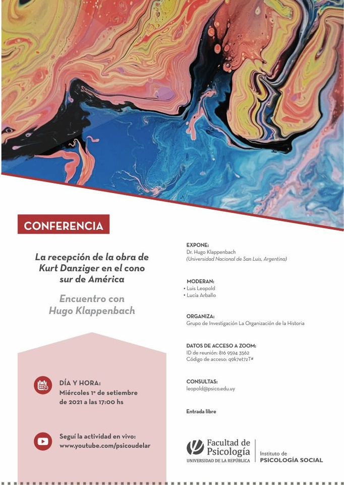 La recepción de la obra de Kurt Danziger en el cono sur de América. Encuentro con Hugo Klappenbach