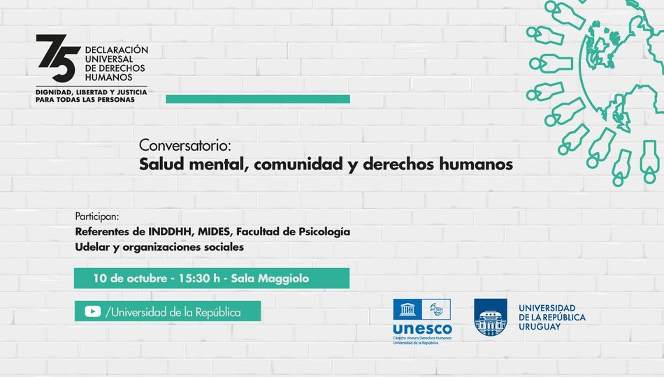  Conversatorio: Salud mental, comunidad y derechos humanos