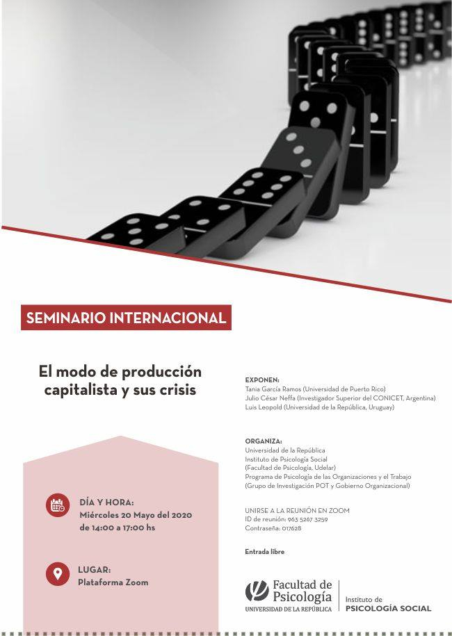El modo de producción capitalista y sus crisis