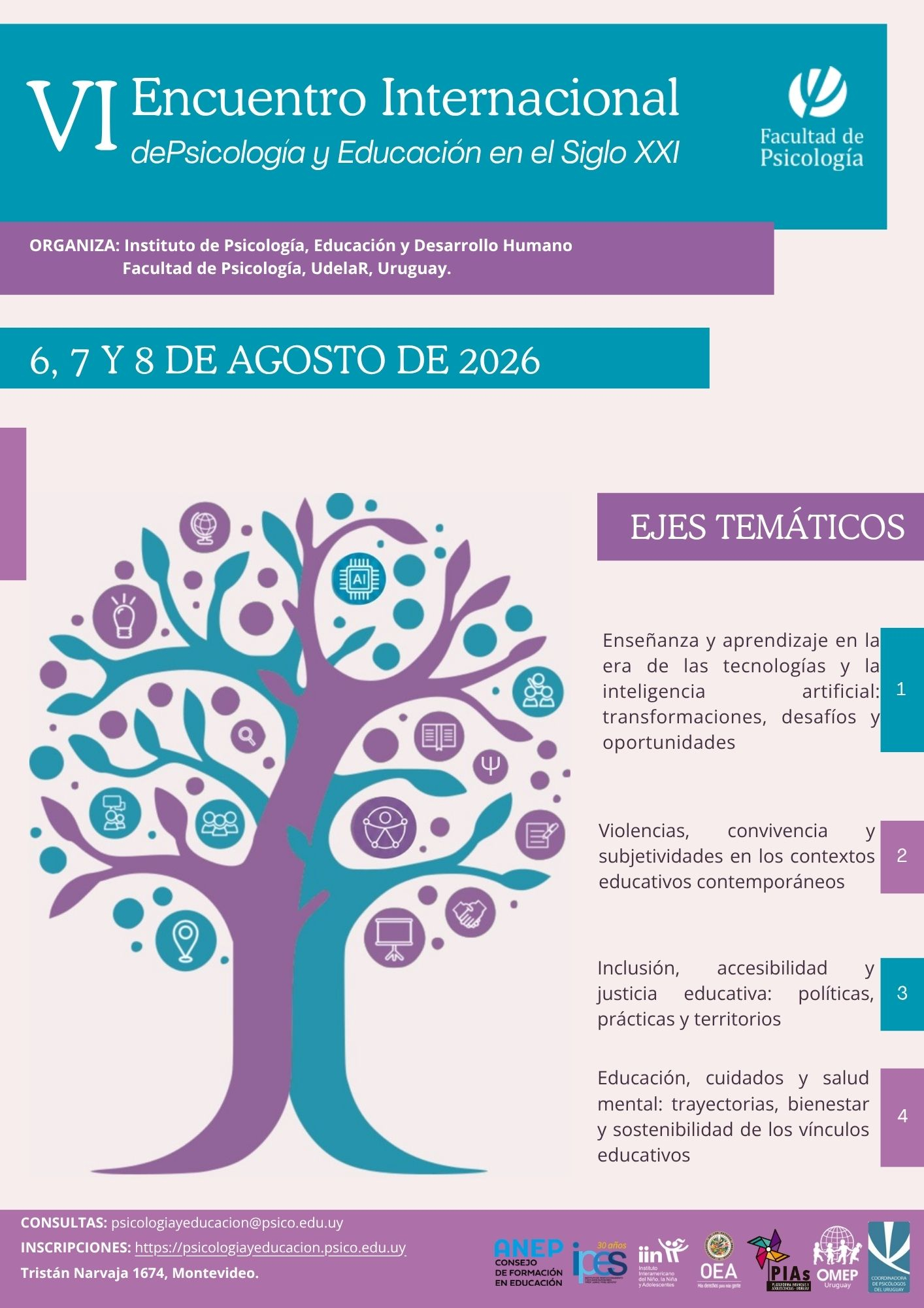 VI Encuentro de Psicología y Educación en el siglo XXI
