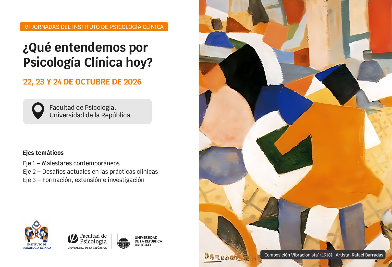afiche de difusión de la actividad