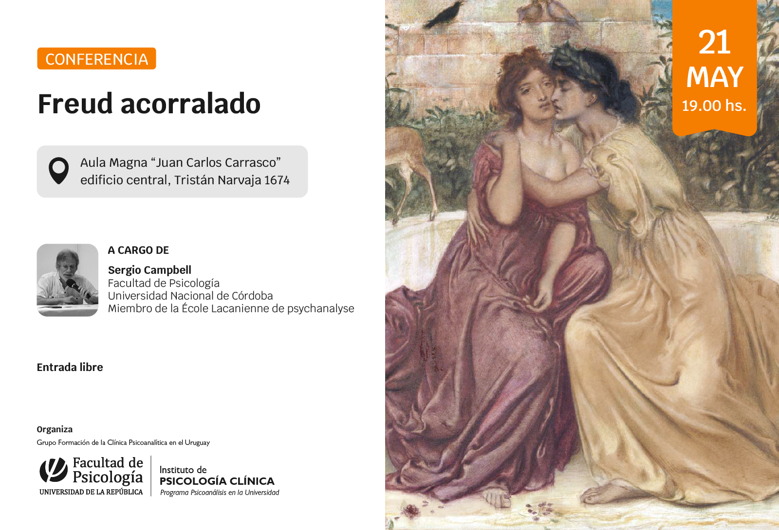 afiche de difusión del evento