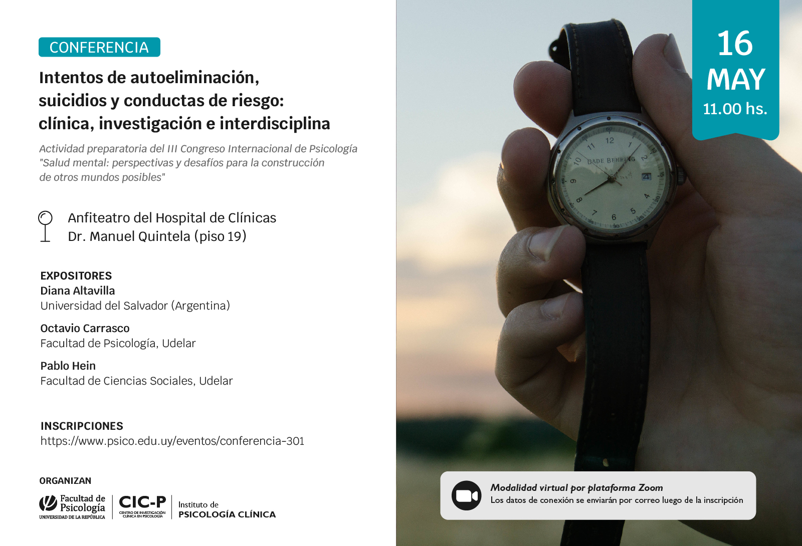 afiche de la actividad