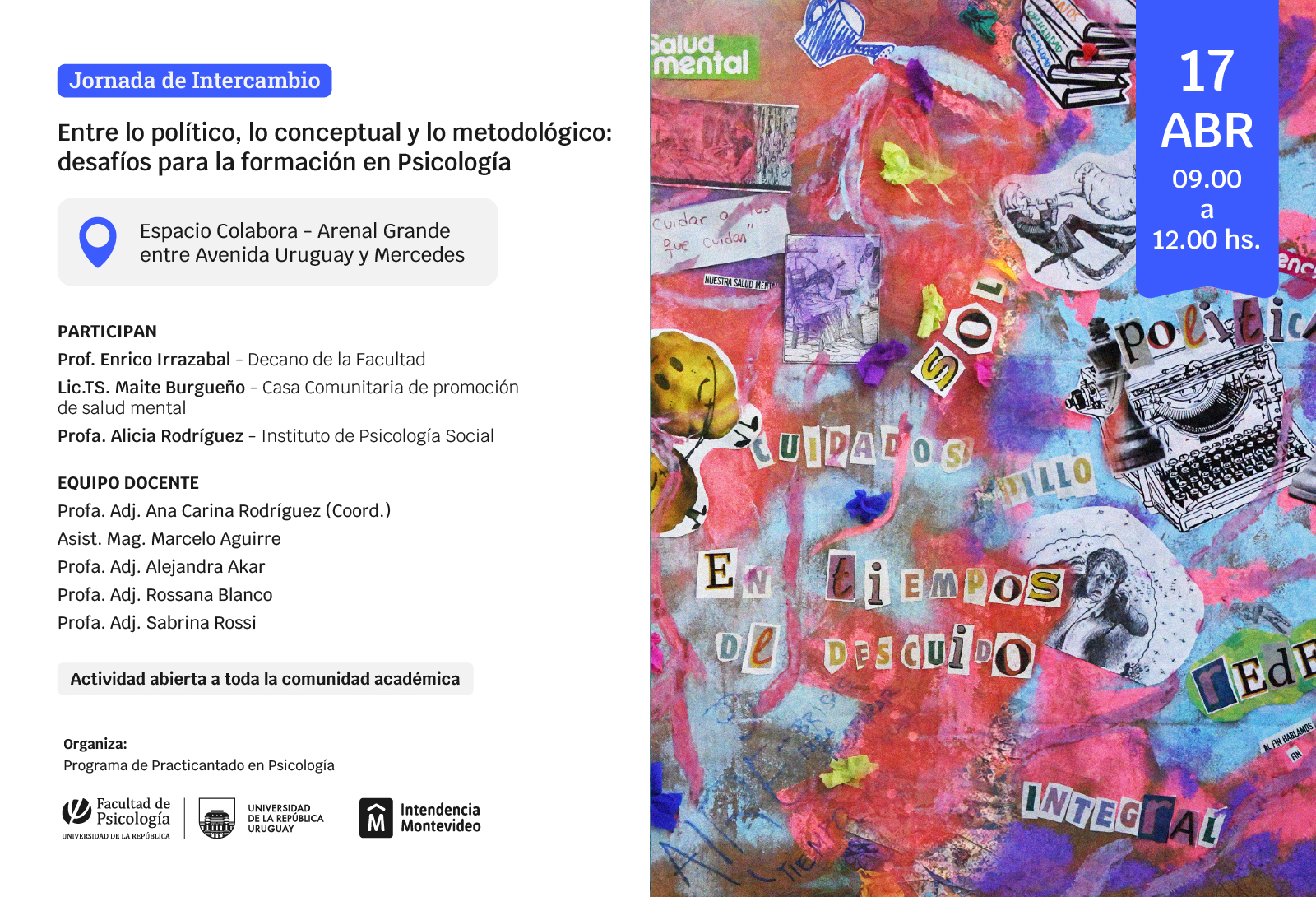 afiche de difusión