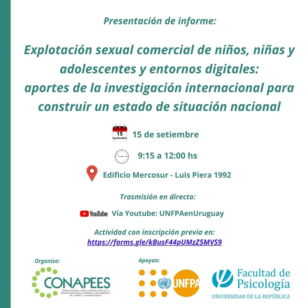 Explotación sexual comercial de niños, niñas y adolescentes y entornos digitales: aportes de la investigación internacional para construir un estado de situación nacional