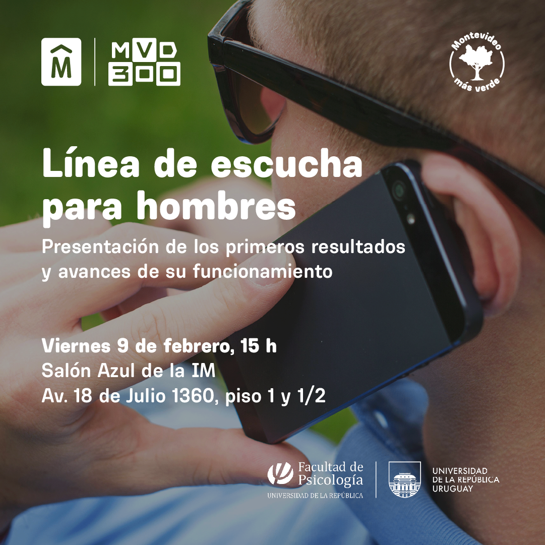 Presentación del servicio Línea de escucha para hombres