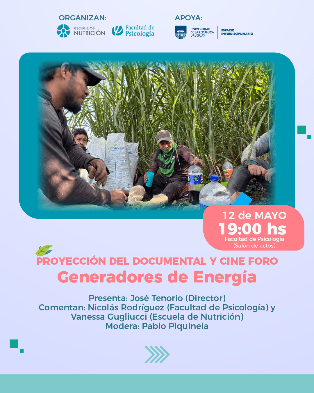 Afiche de difusión de la actividad