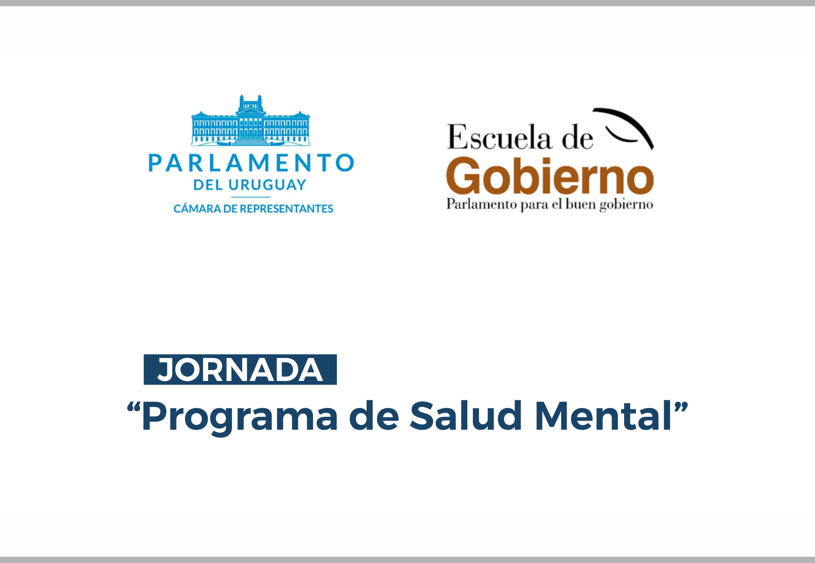 JORNADA “Programa de Salud Mental”