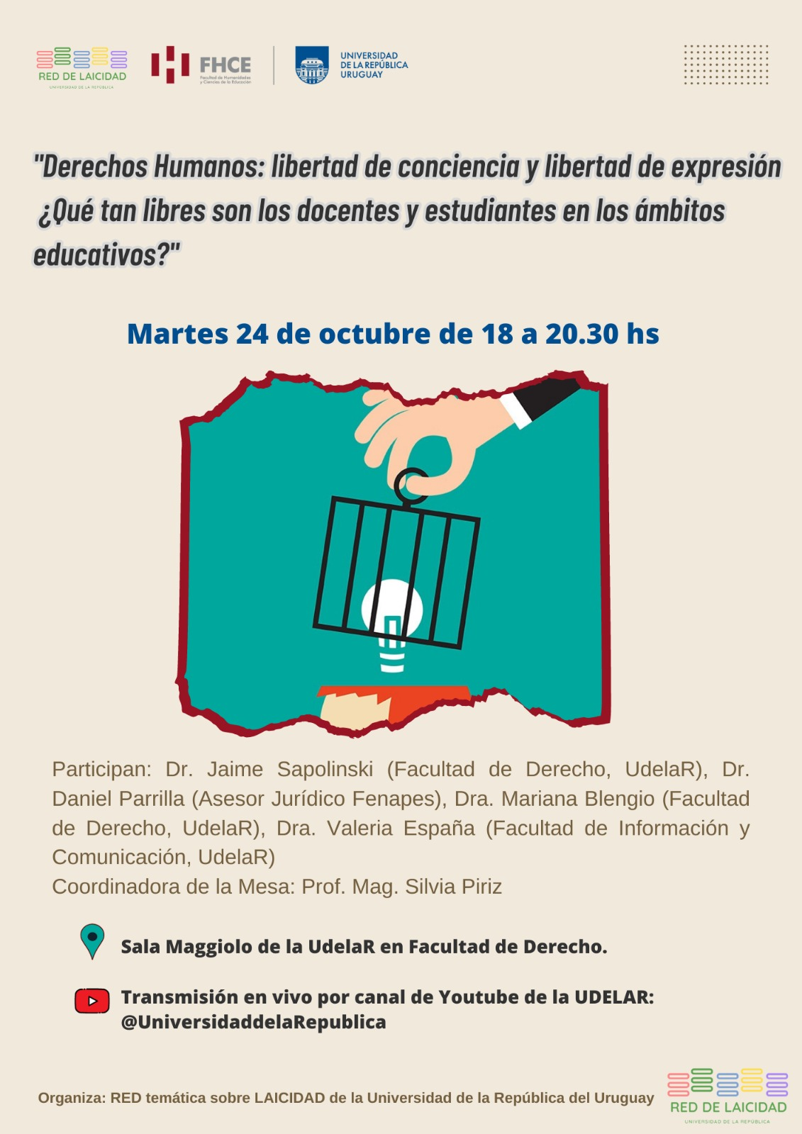 Derechos Humanos: libertad de conciencia y libertad de expresión