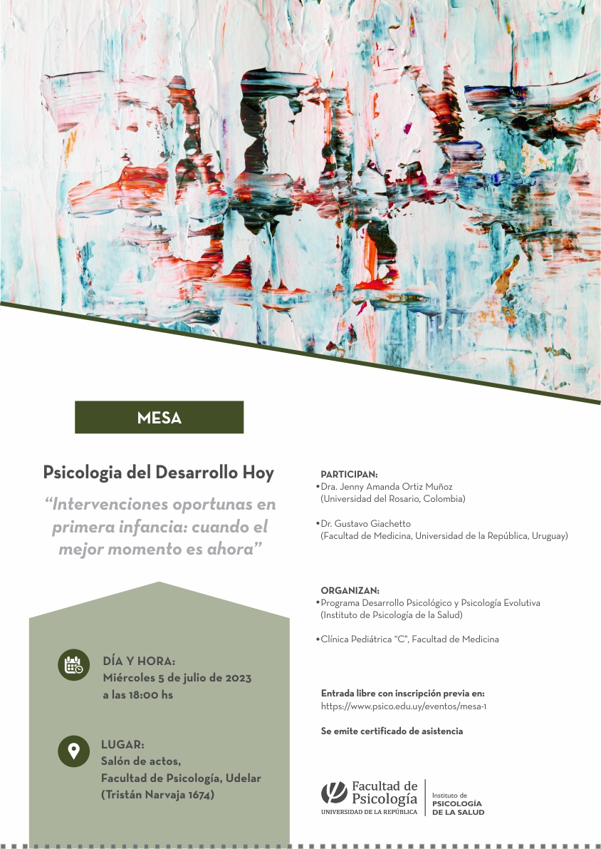 afiche de difusión de la actividad