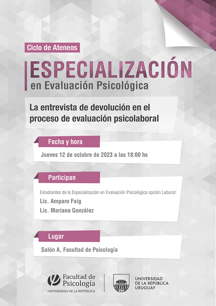afiche de difusión de la actividad